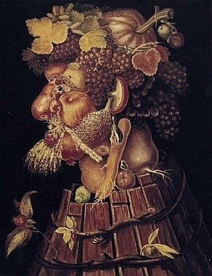 Autumn, by Giuseppe Arcimboldo, ca. 1575